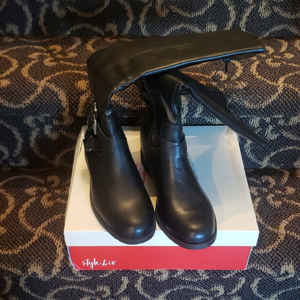 Style & Co. Women's  Black Boots